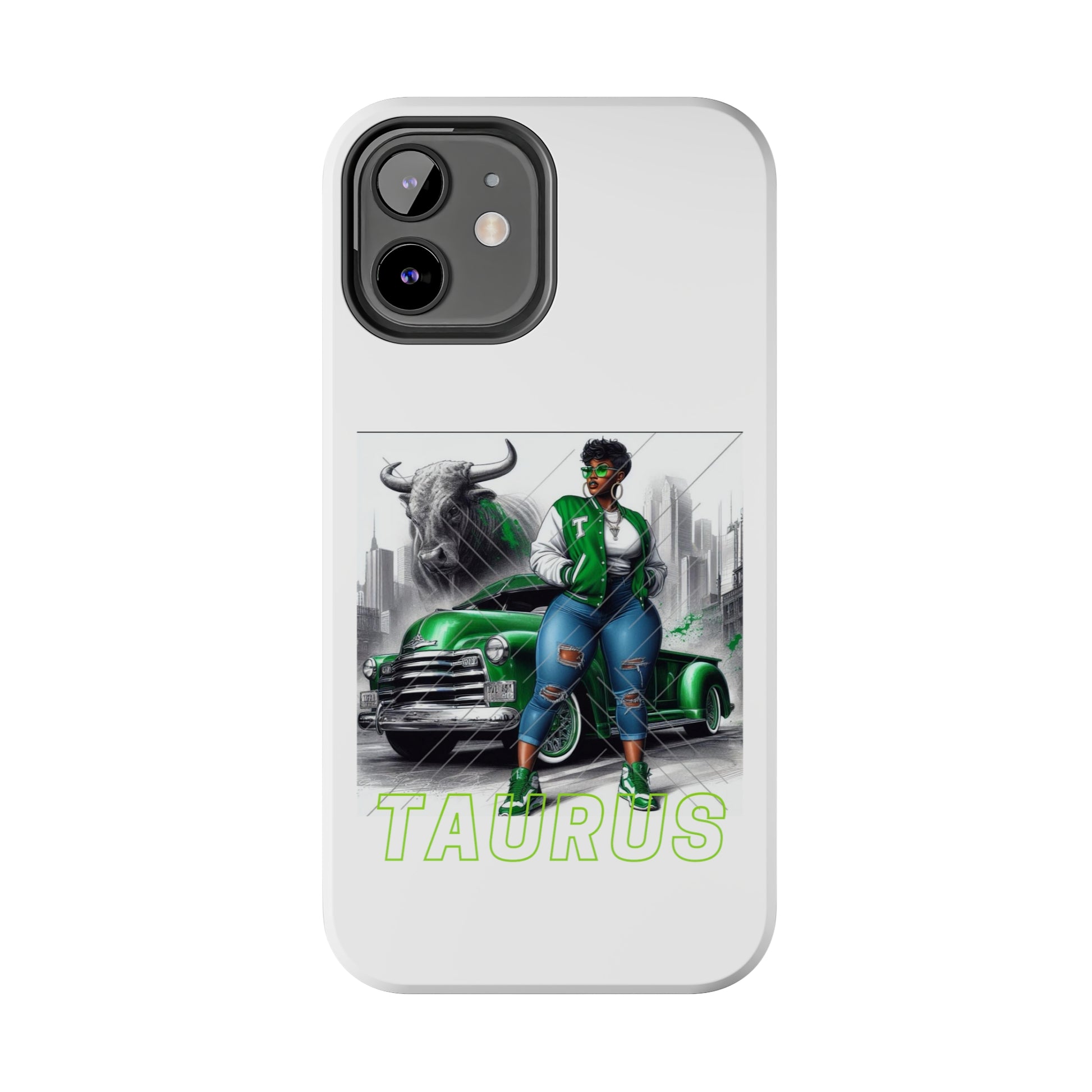 Taurus White Tough Phone Cases - Phone Case