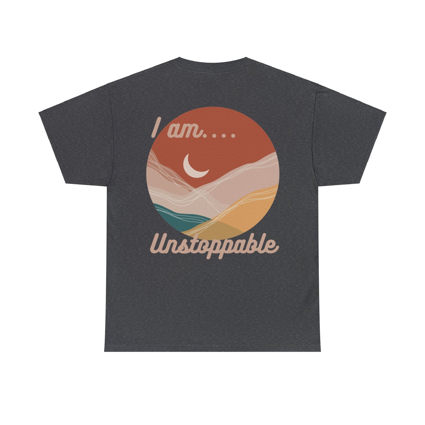 Unstoppable Unisex Heavy Cotton Tee - Dark Heather / S - T-Shirt