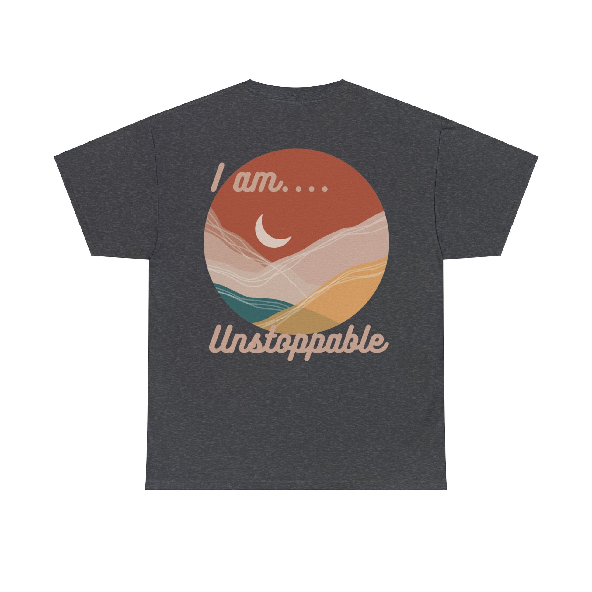 Unstoppable Unisex Heavy Cotton Tee - Dark Heather / S - T-Shirt