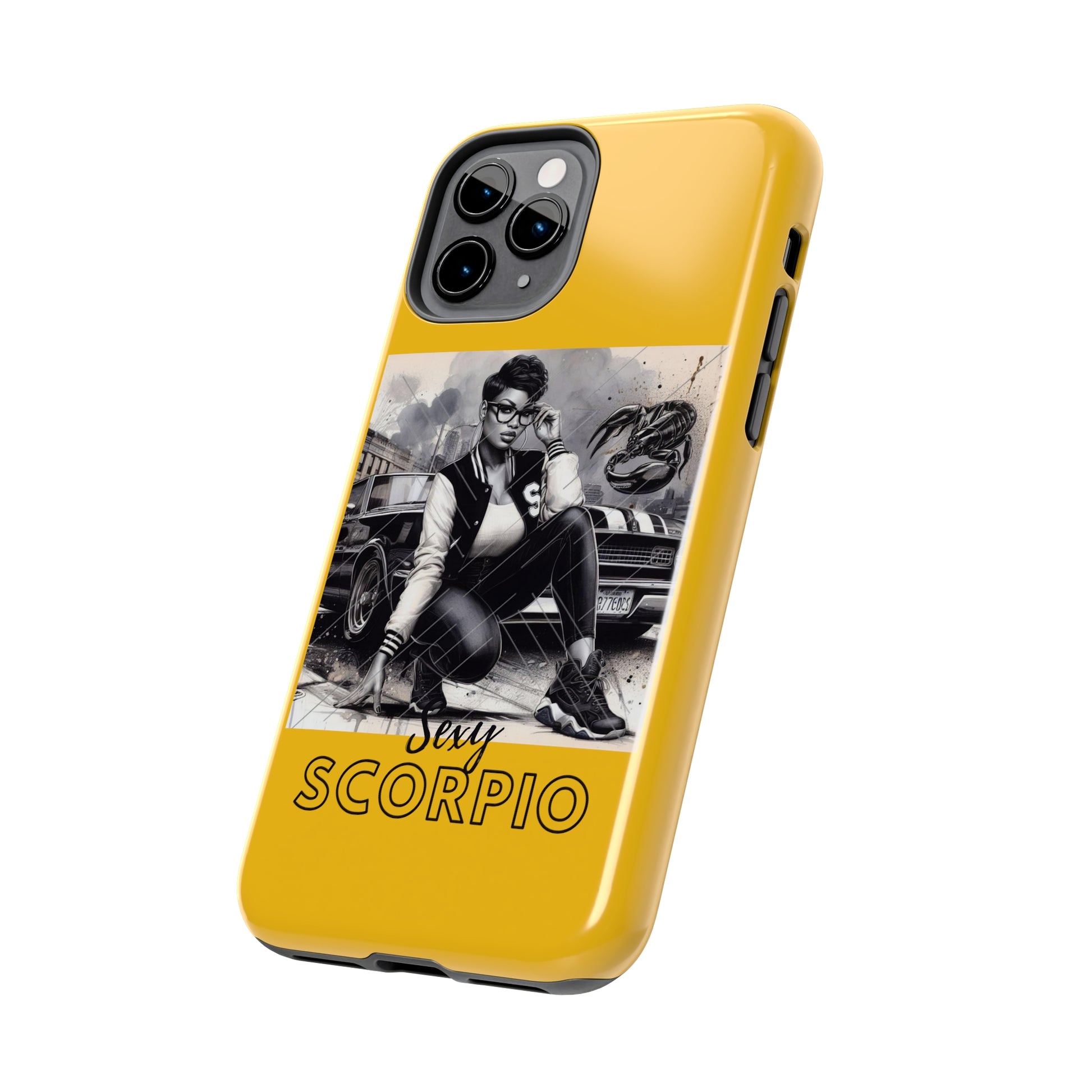 Scorpio Yellow Tough Phone Cases - Phone Case