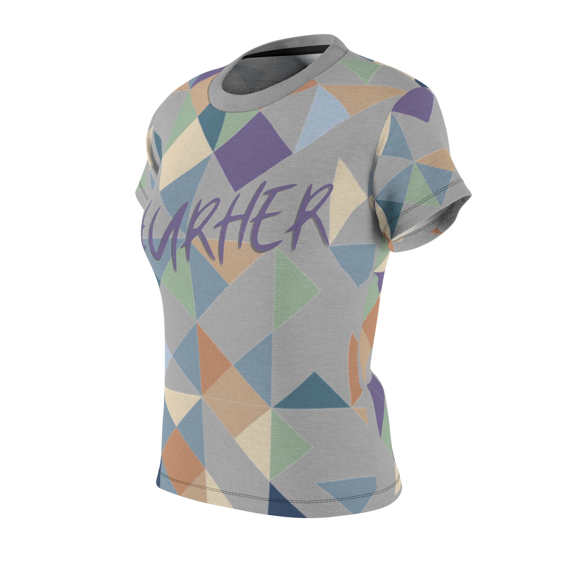 Geo Grey #URHER Shirt - All Over Prints