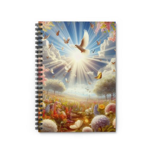 Heavenly Spiral Notebook - Ruled Line - One Size - Paper products