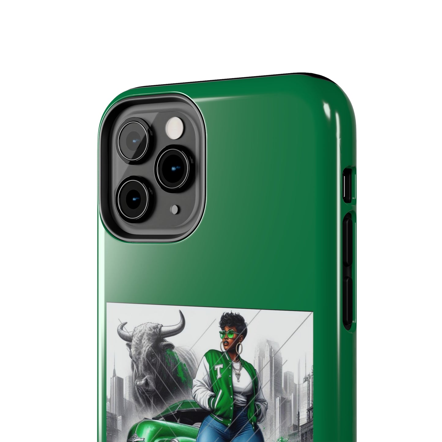 Taurus Green Tough Phone Cases - Phone Case