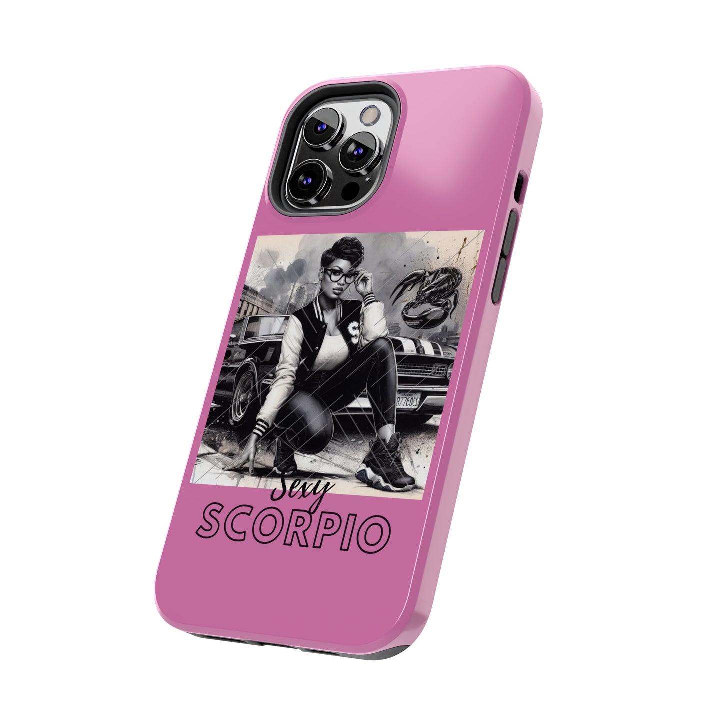 Scorpio Pink Tough Phone Cases - Phone Case