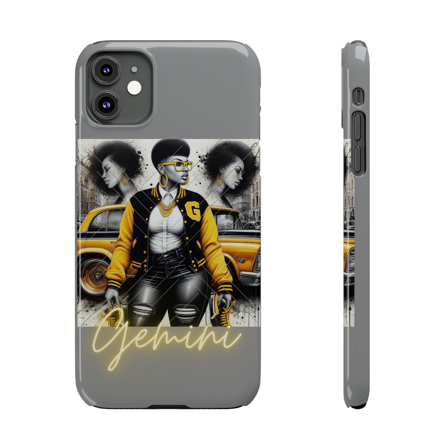 Gemini Grey Phone Cases - iPhone 11 - Phone Case