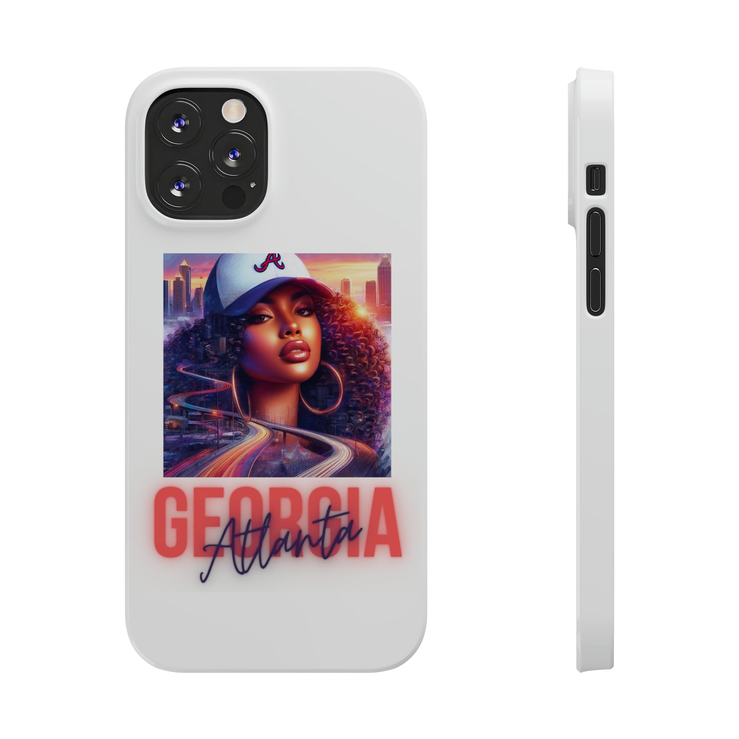 Atlanta GA Slim Phone Cases - iPhone 12/12 Pro - Phone Case