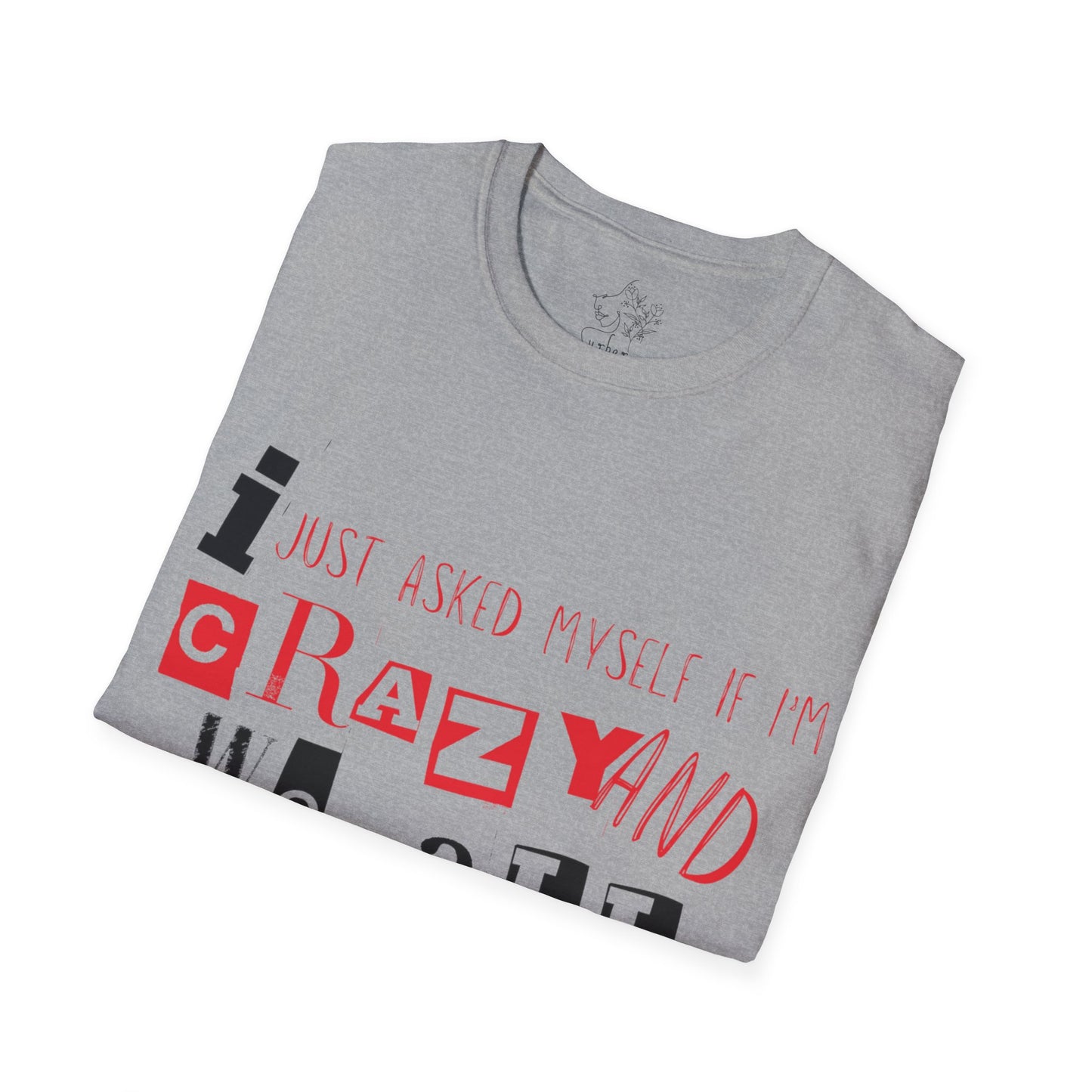 Crazy Red/blk Unisex Softstyle T-Shirt - T-Shirt