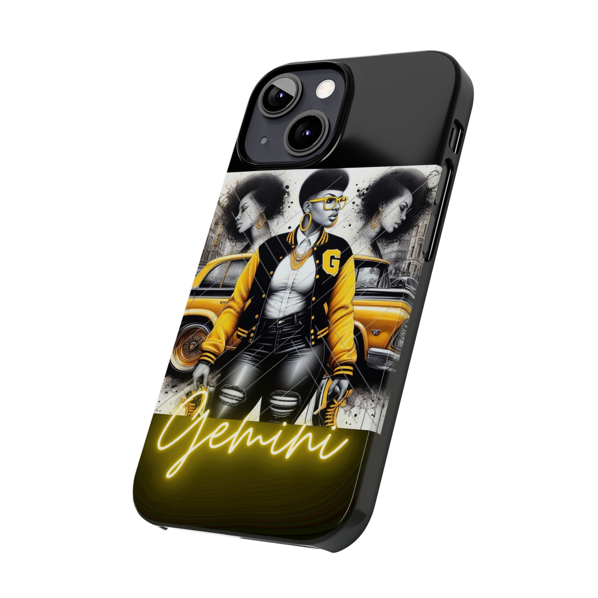 Gemini blk Phone Cases - Phone Case