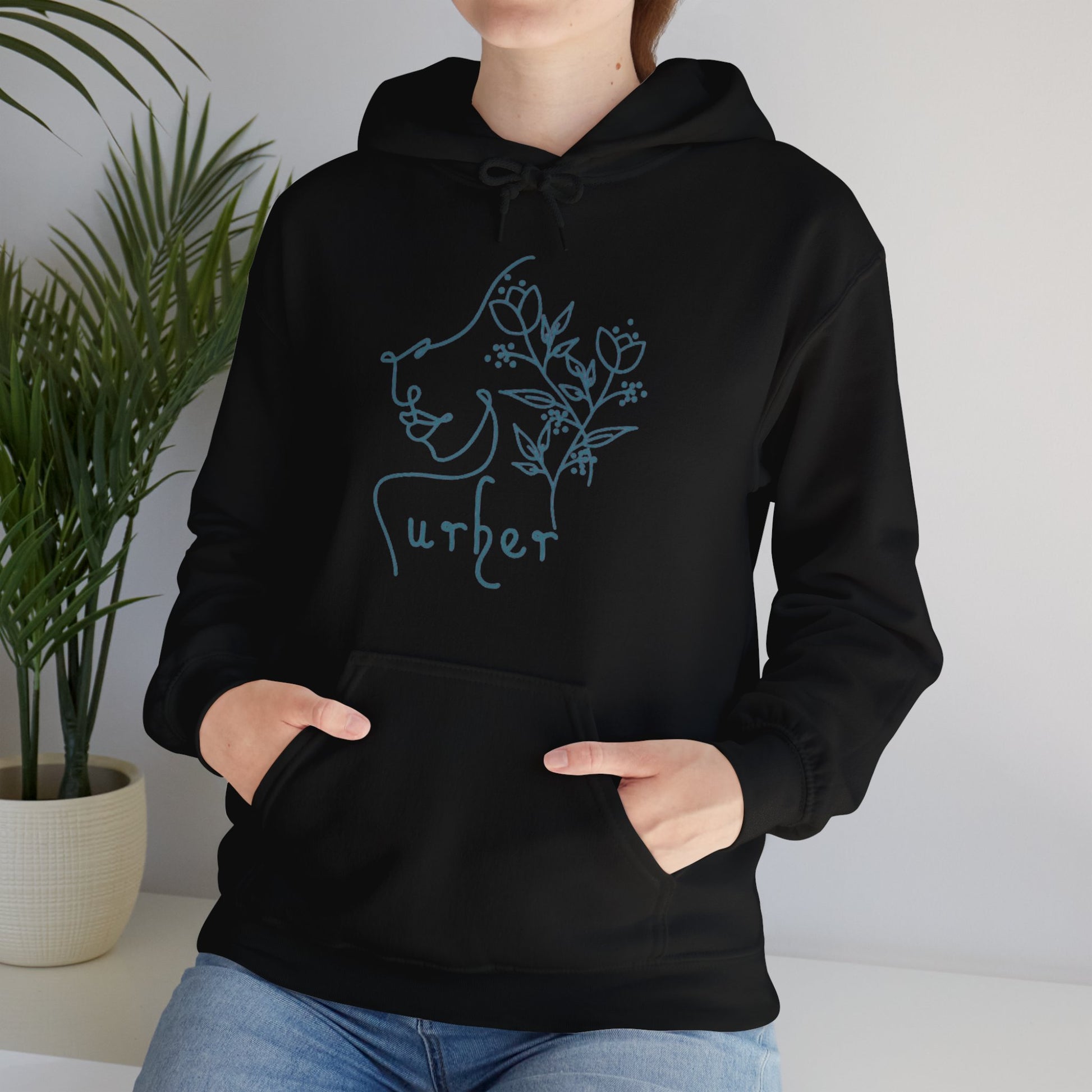 URHER Teal Hoodie - Hoodie