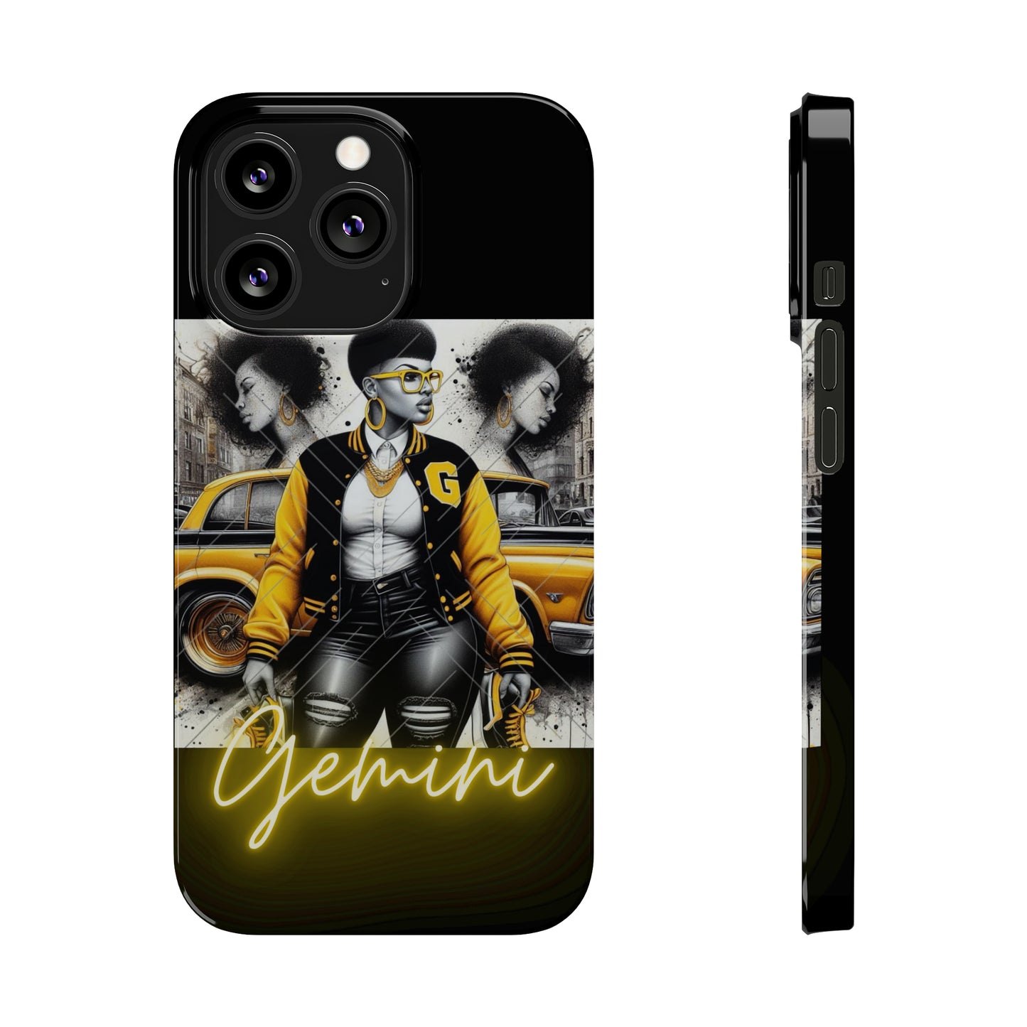 Gemini blk Phone Cases - iPhone 13 Pro - Phone Case