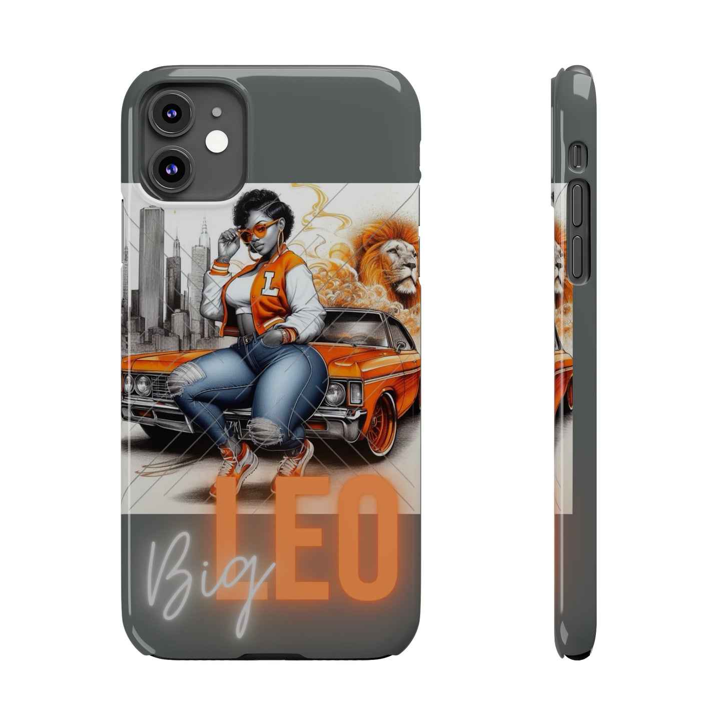 Leo Grey Phone Cases - iPhone 11 - Phone Case