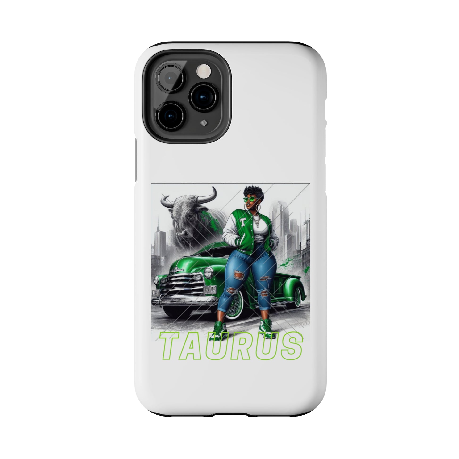 Taurus White Tough Phone Cases - Phone Case