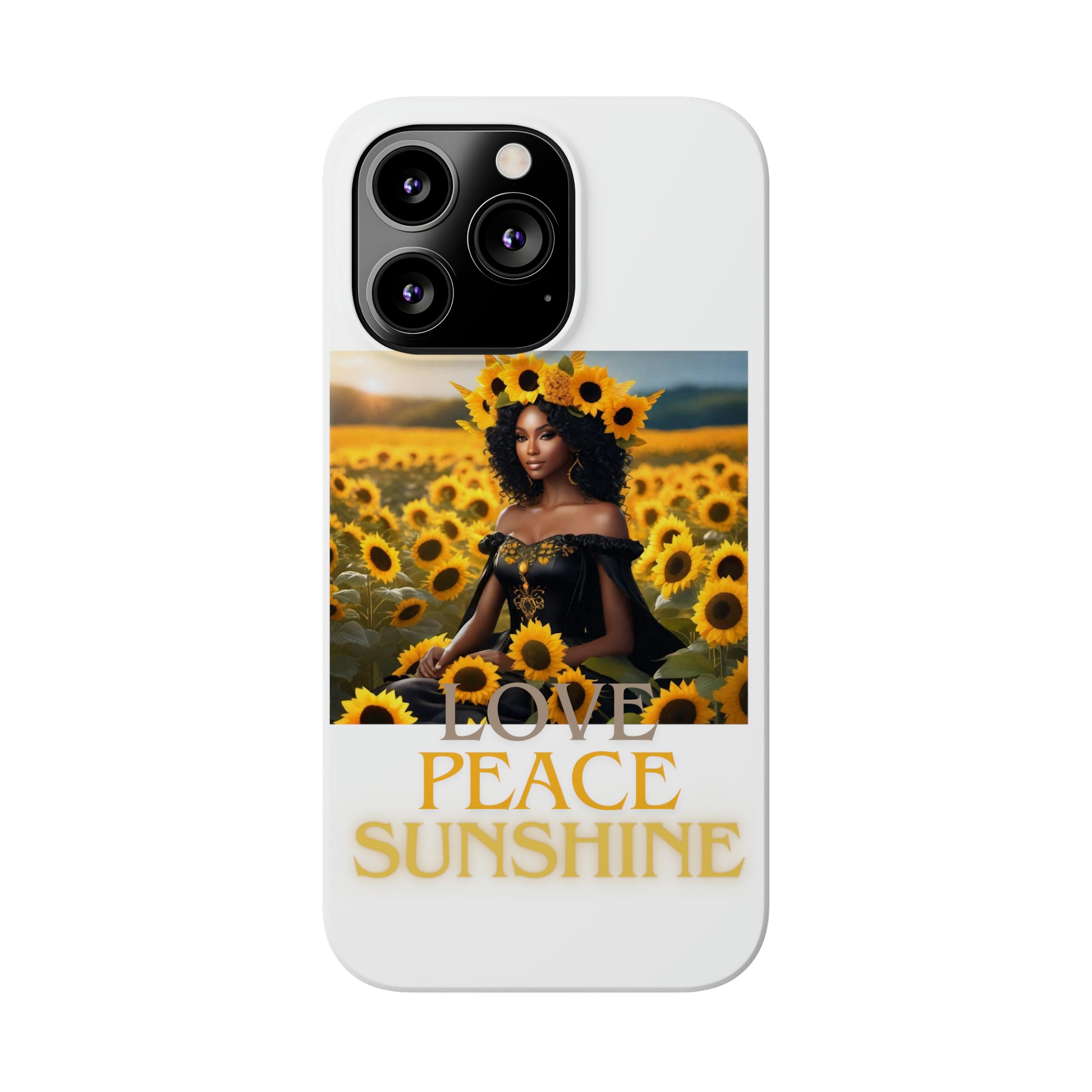 Sunshine Slim white Phone Cases - Phone Case