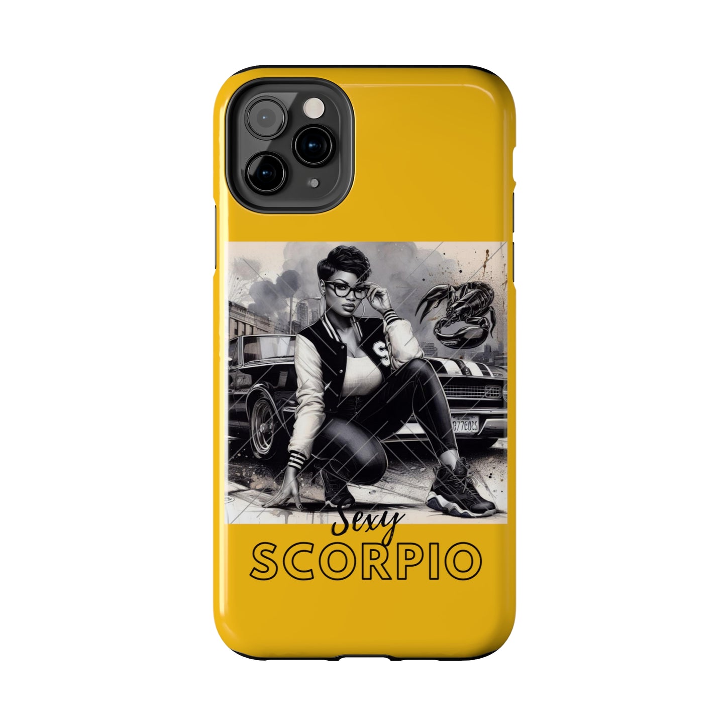 Scorpio Yellow Tough Phone Cases - Phone Case