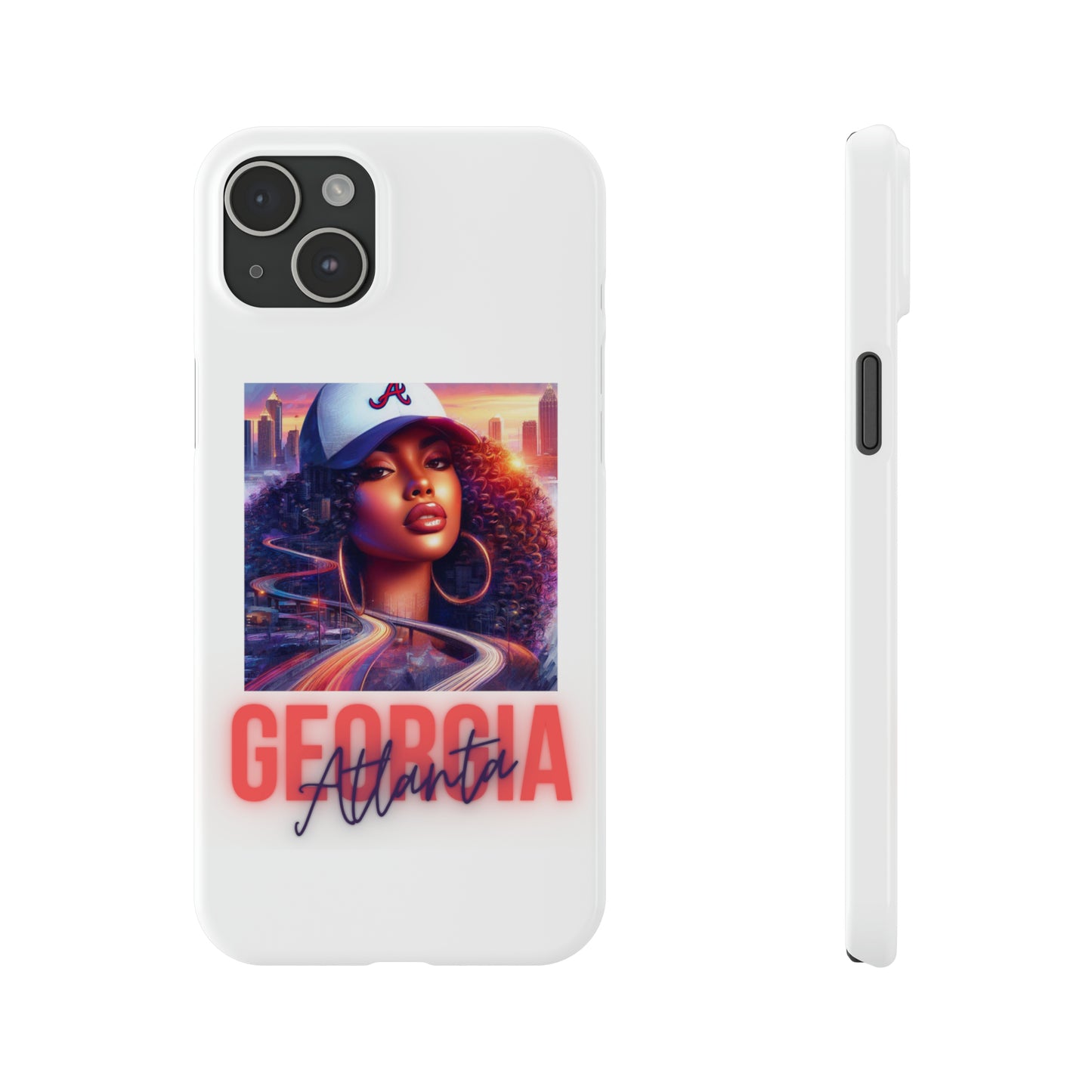 Atlanta GA Slim Phone Cases - iPhone 15 Plus - Phone Case