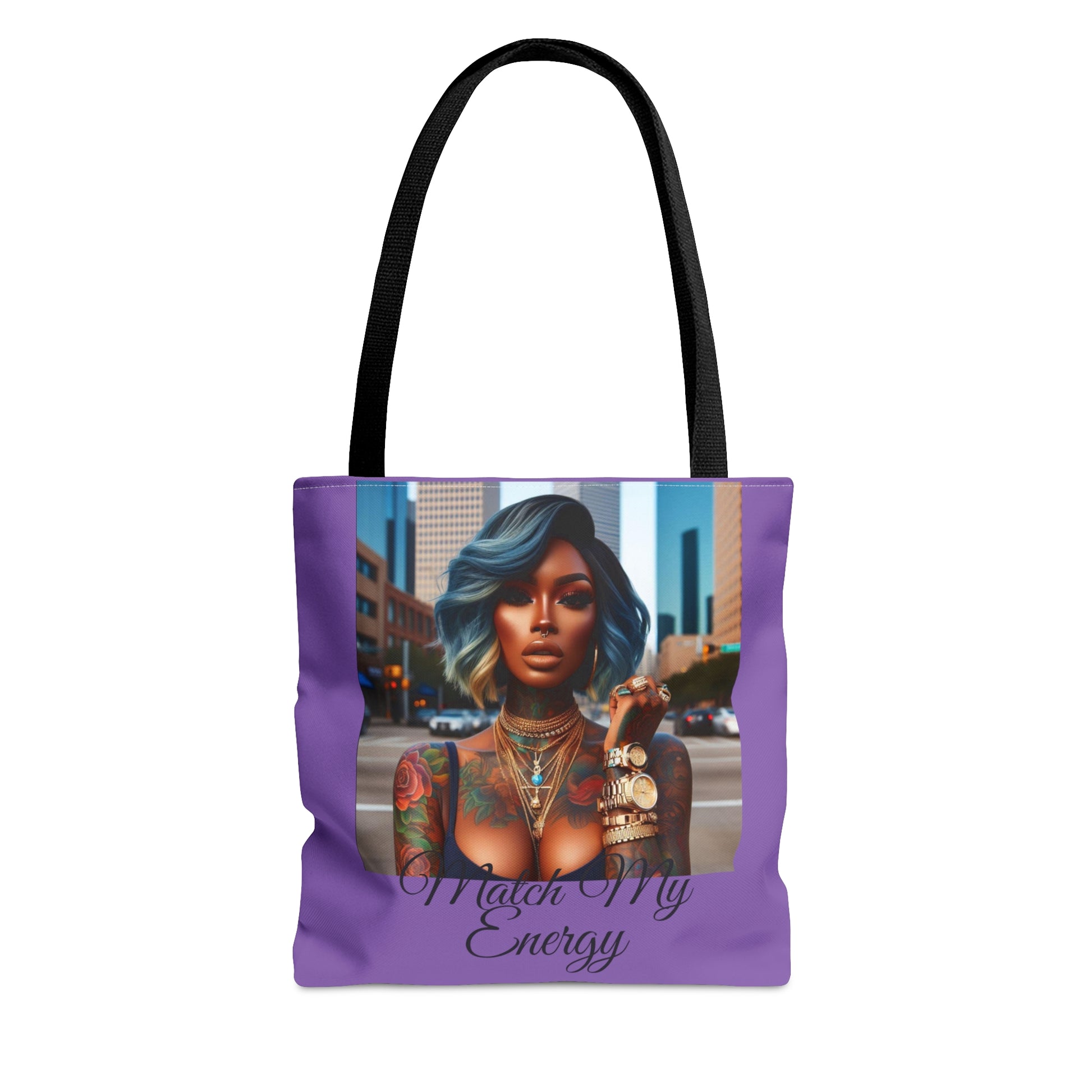 Match my energy bob Tote Bag Purple - Small - Bags