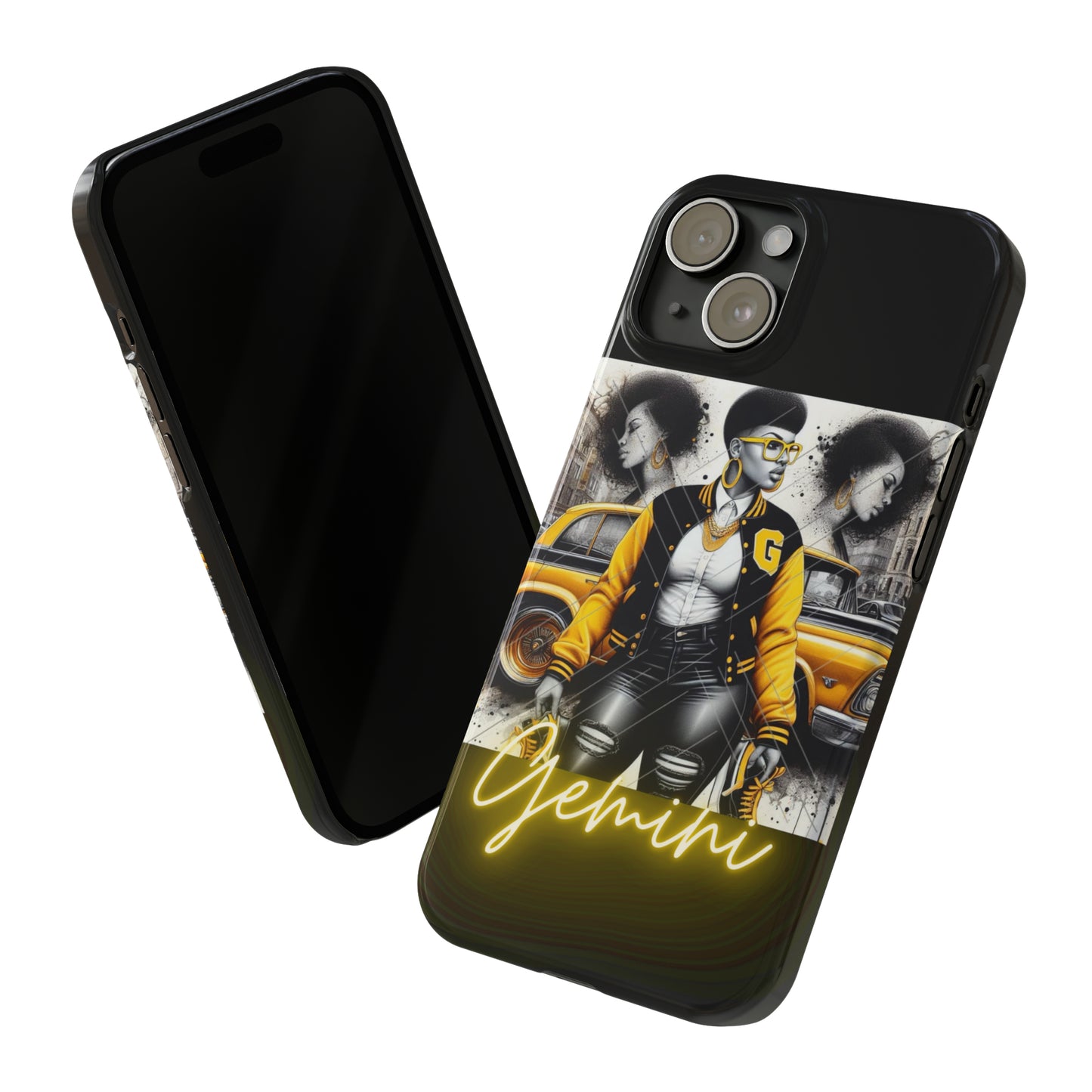 Gemini blk Phone Cases - Phone Case