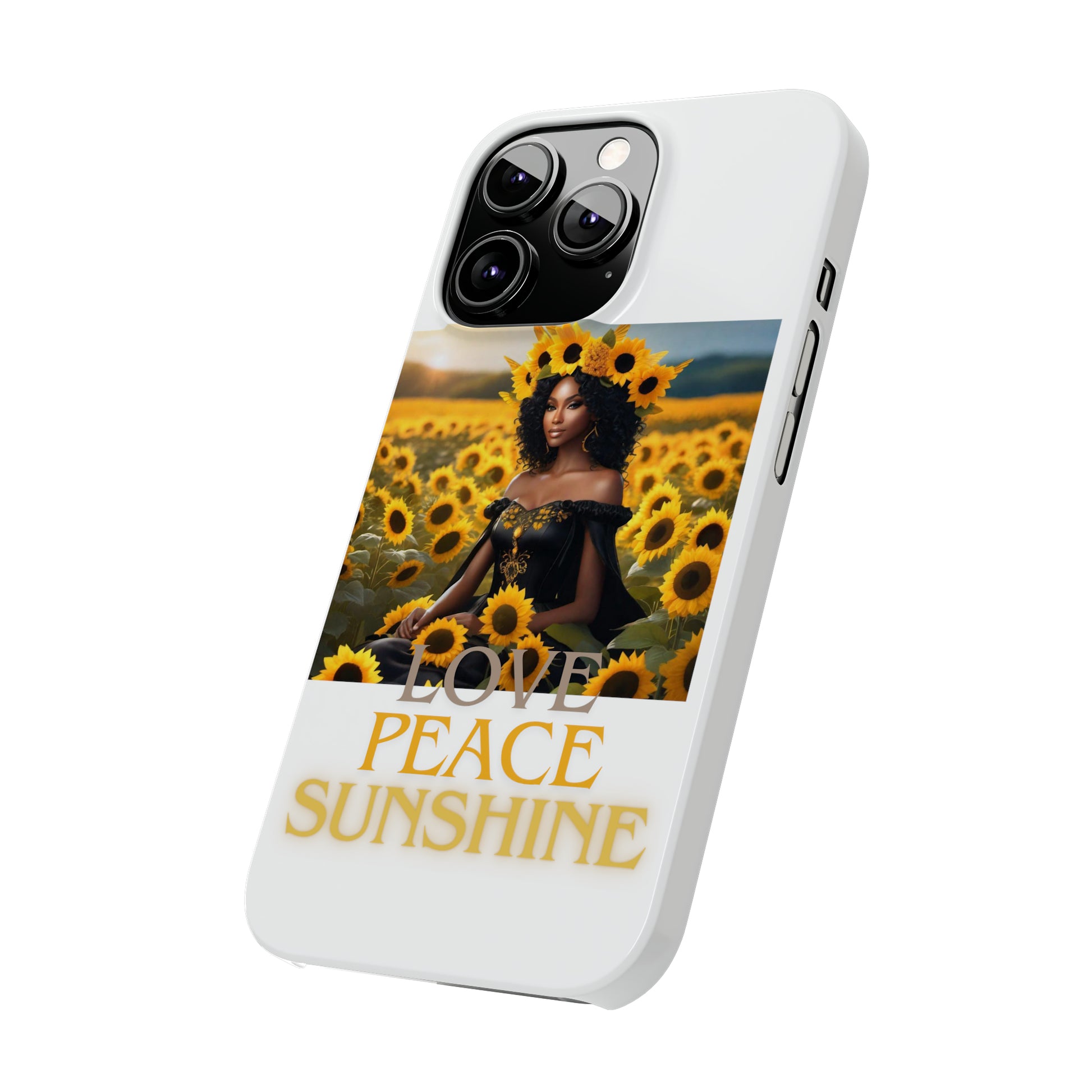 Sunshine Slim white Phone Cases - Phone Case