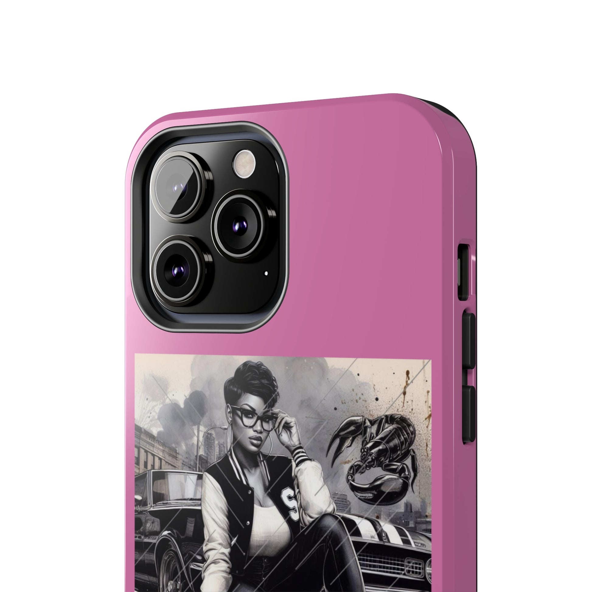 Scorpio Pink Tough Phone Cases - Phone Case