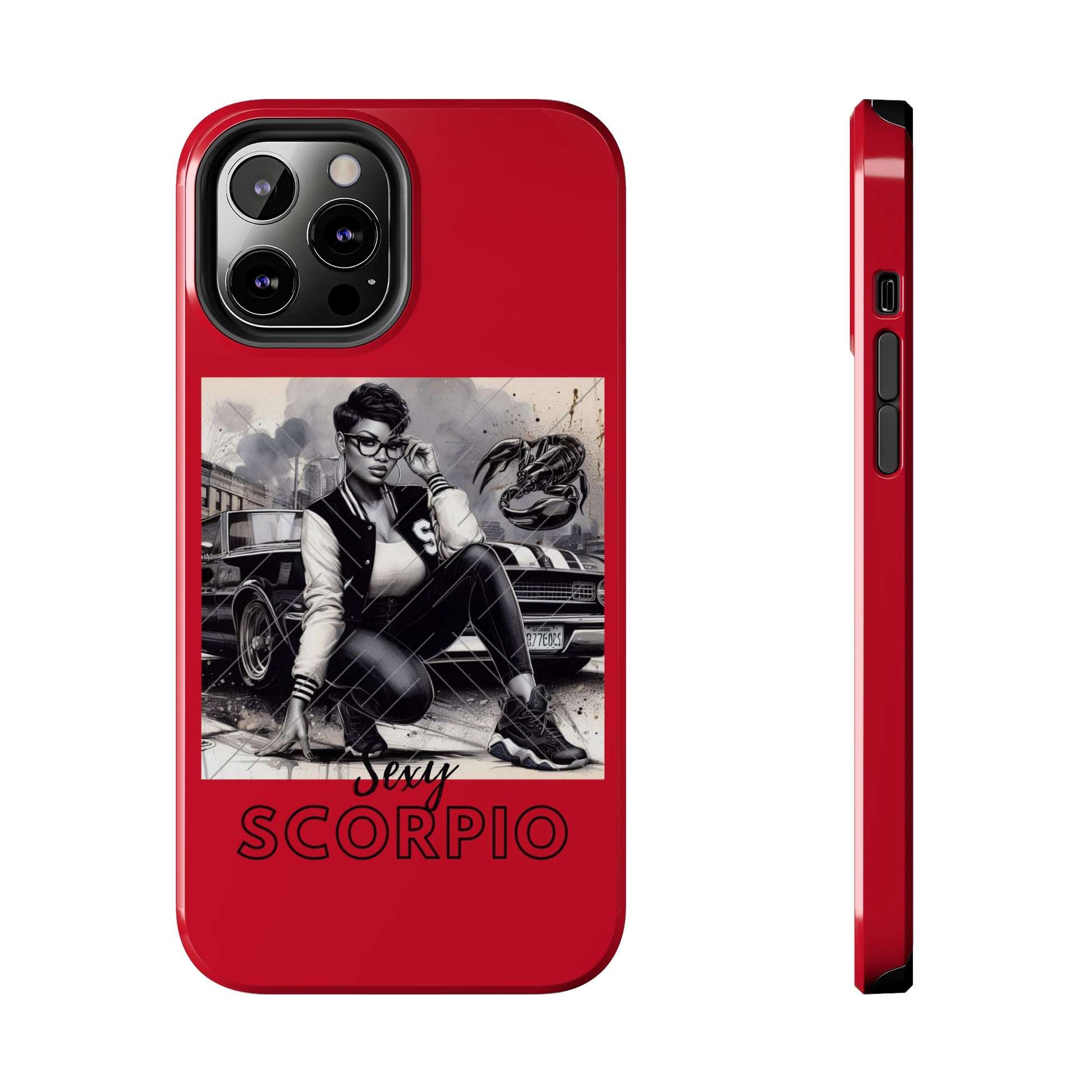 Scorpio Red Tough Phone Cases - Phone Case