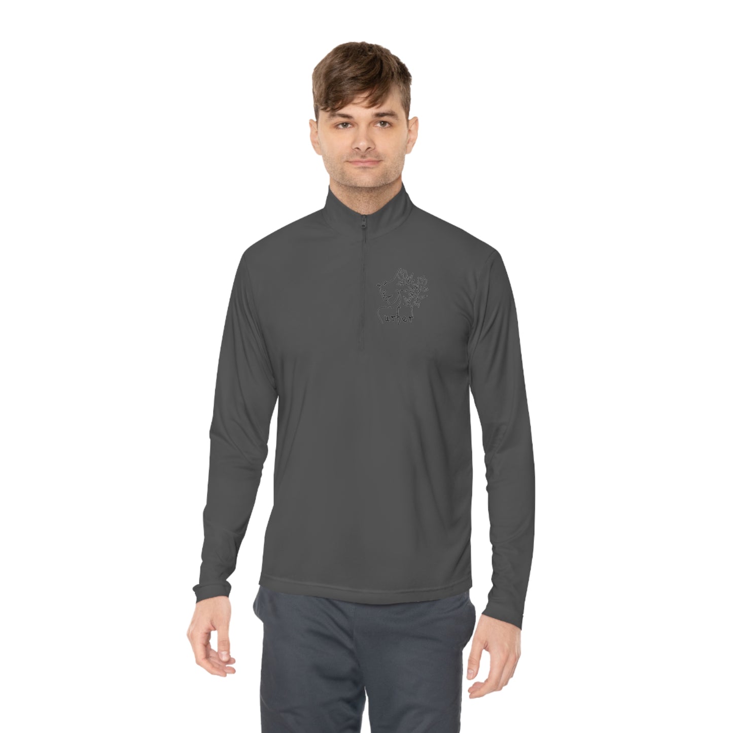 Bet on me Unisex Quarter-Zip Pullover - Long-sleeve