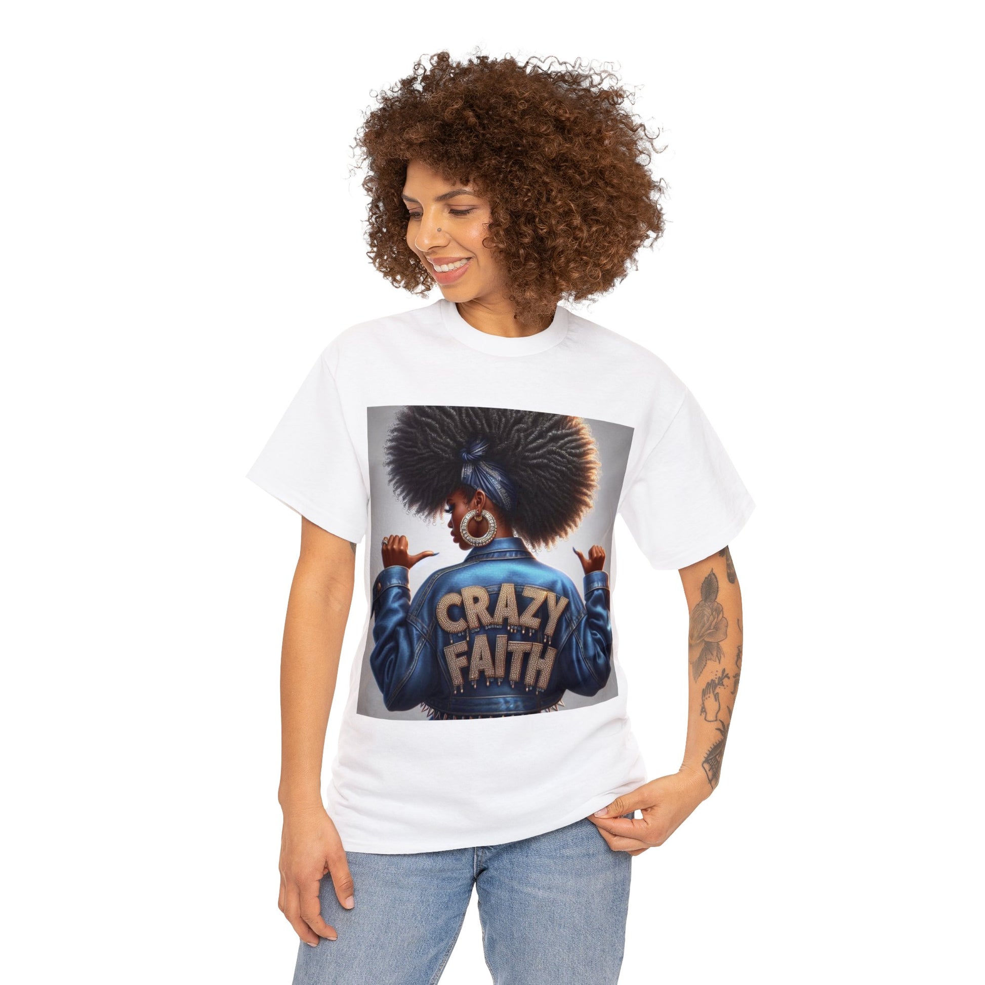 Crazy Faith Unisex Heavy Cotton Tee - T-Shirt