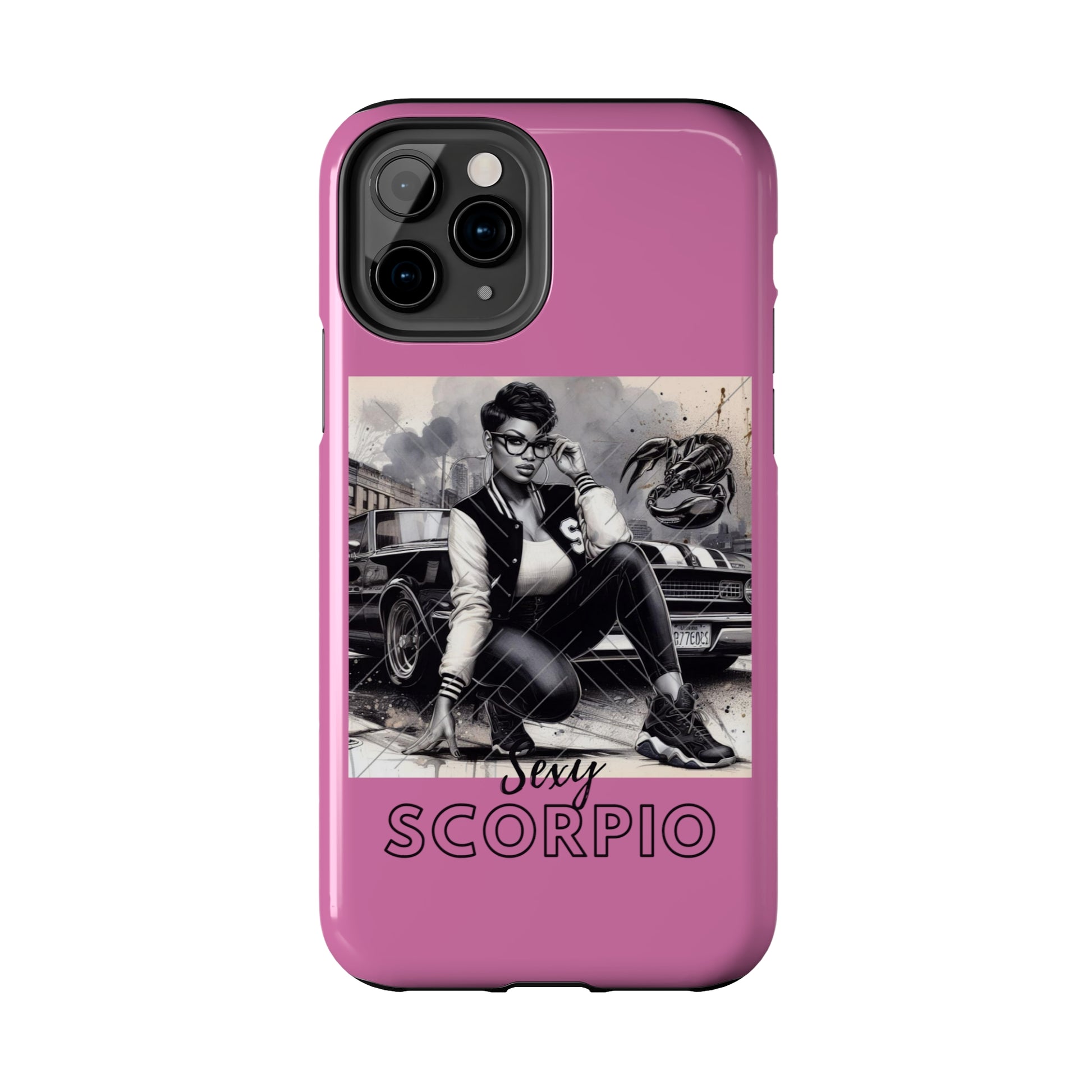 Scorpio Pink Tough Phone Cases - Phone Case