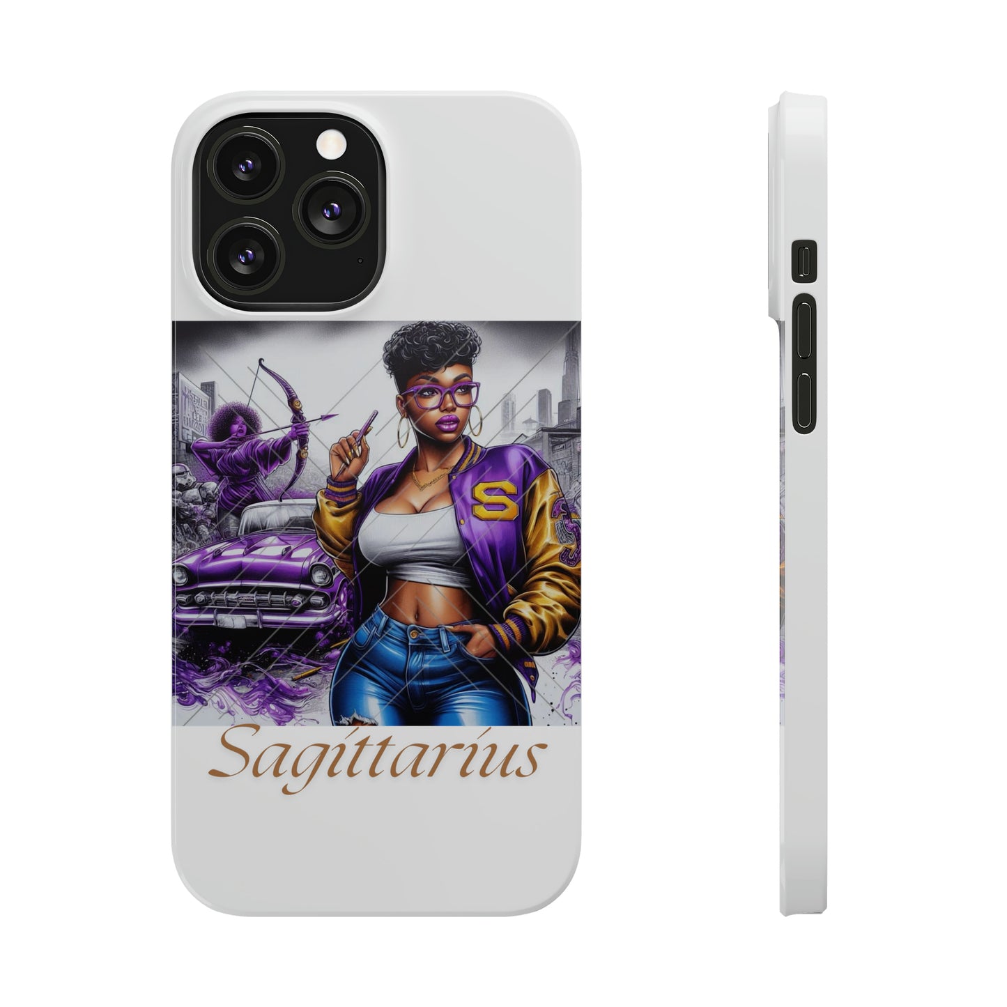 Sagittarius Slim Phone Cases - iPhone 13 Pro Max - Phone Case