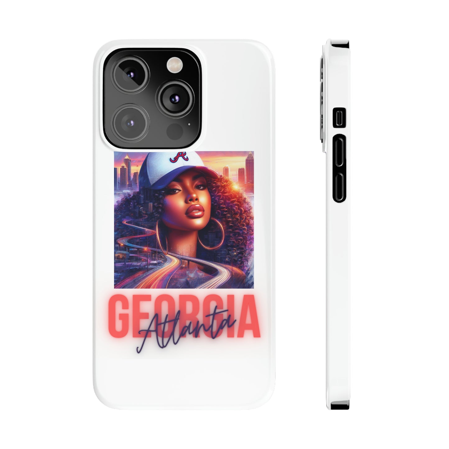 Atlanta GA Slim Phone Cases - iPhone 14 Pro - Phone Case