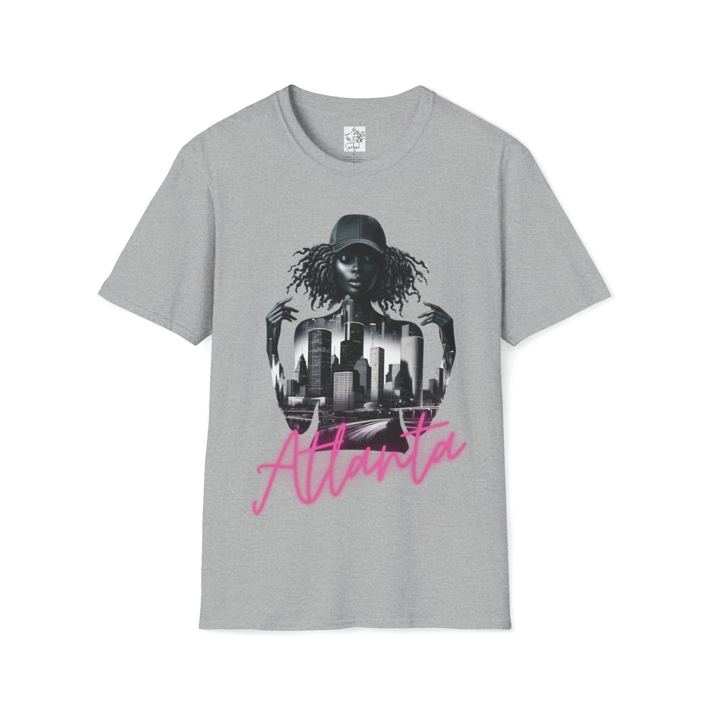 Atlanta Tee Pink - Sport Grey / S - T-Shirt