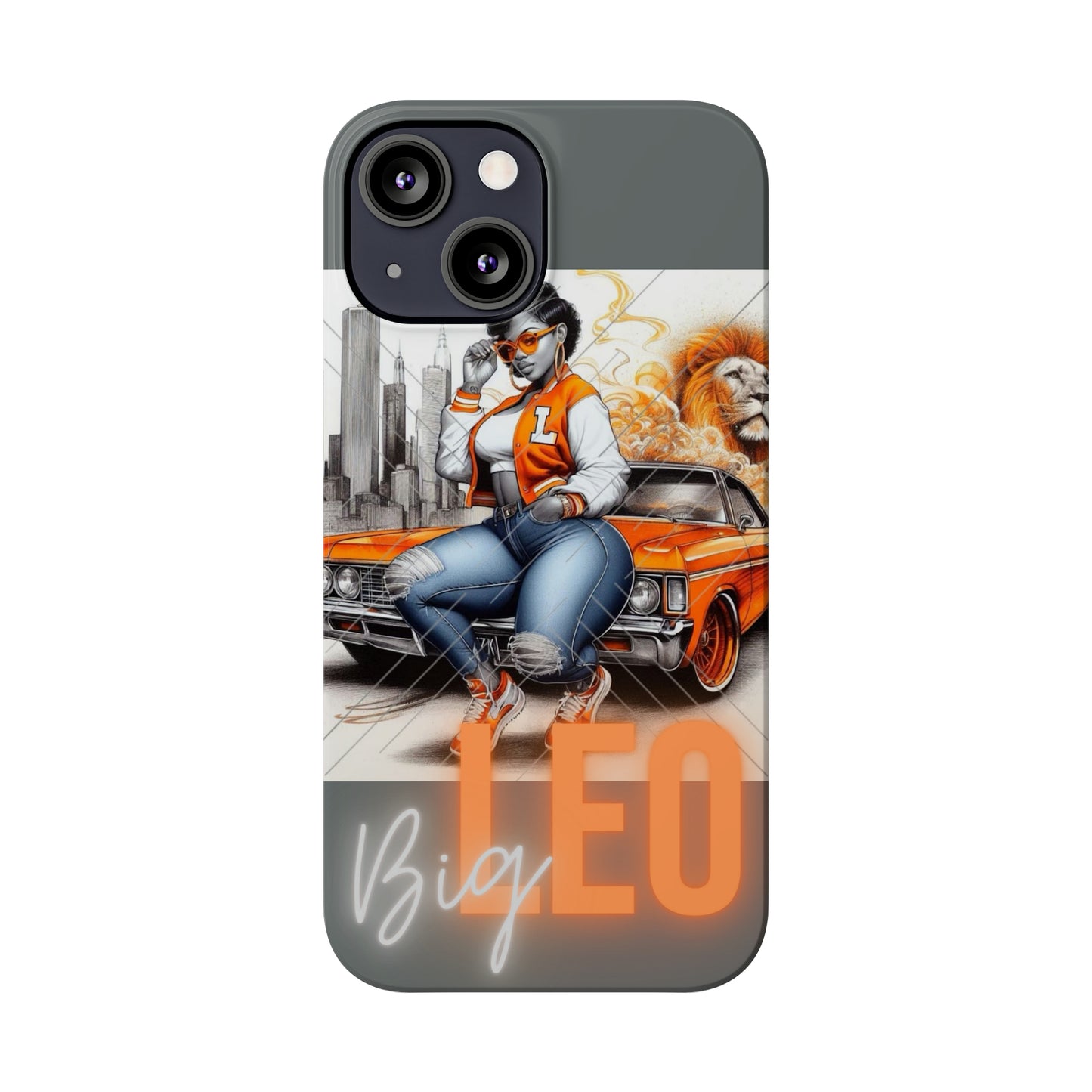 Leo Grey Phone Cases - Phone Case