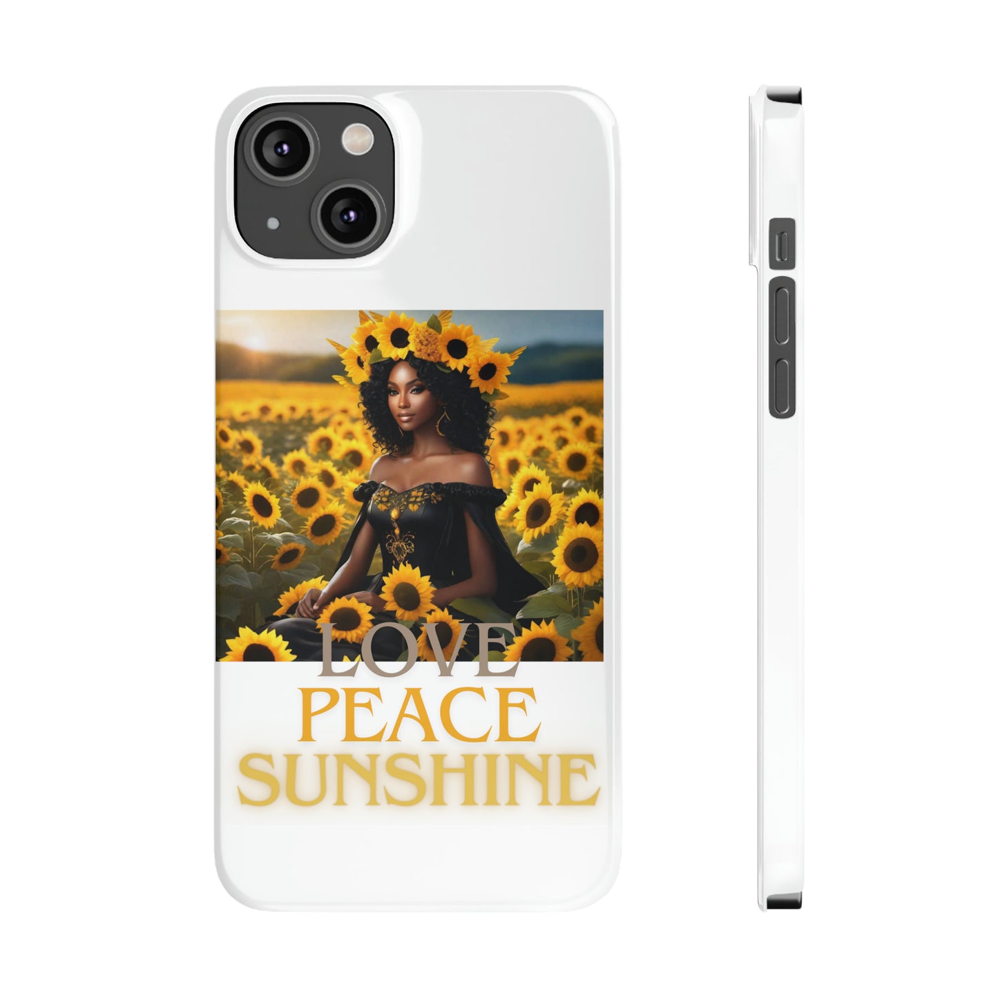 Sunshine Slim white Phone Cases - iPhone 14 Plus - Phone Case