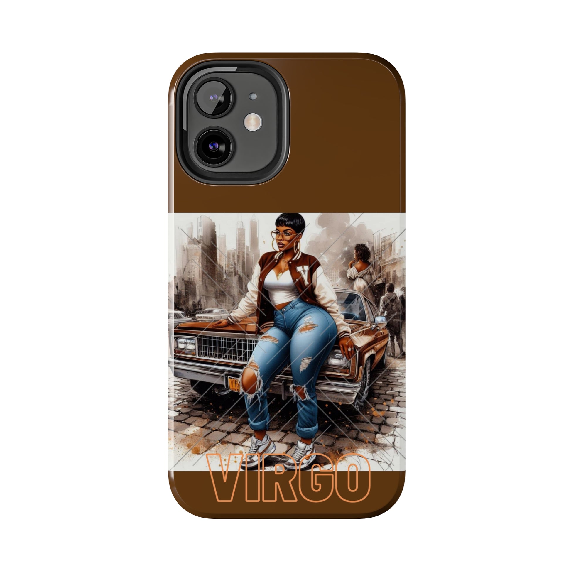 Virgo Brown Tough Phone Cases - Phone Case