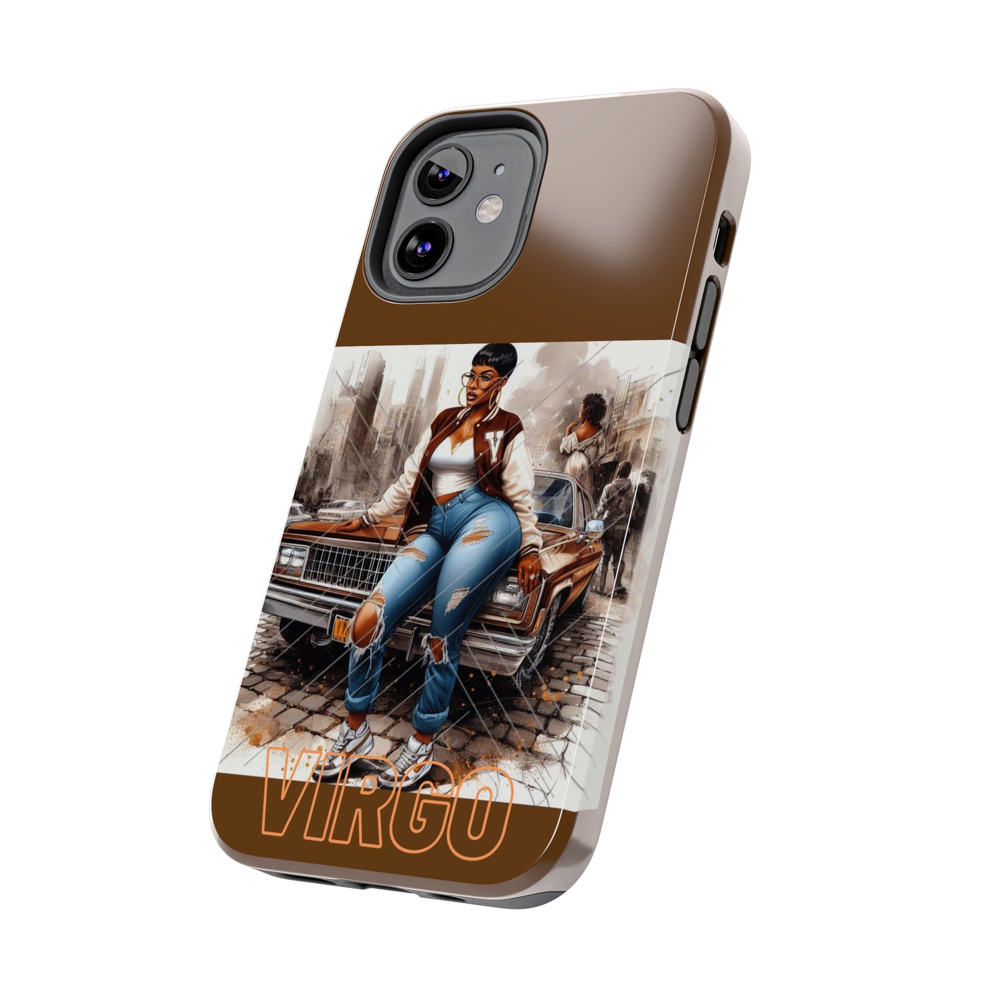 Virgo Brown Tough Phone Cases - Phone Case