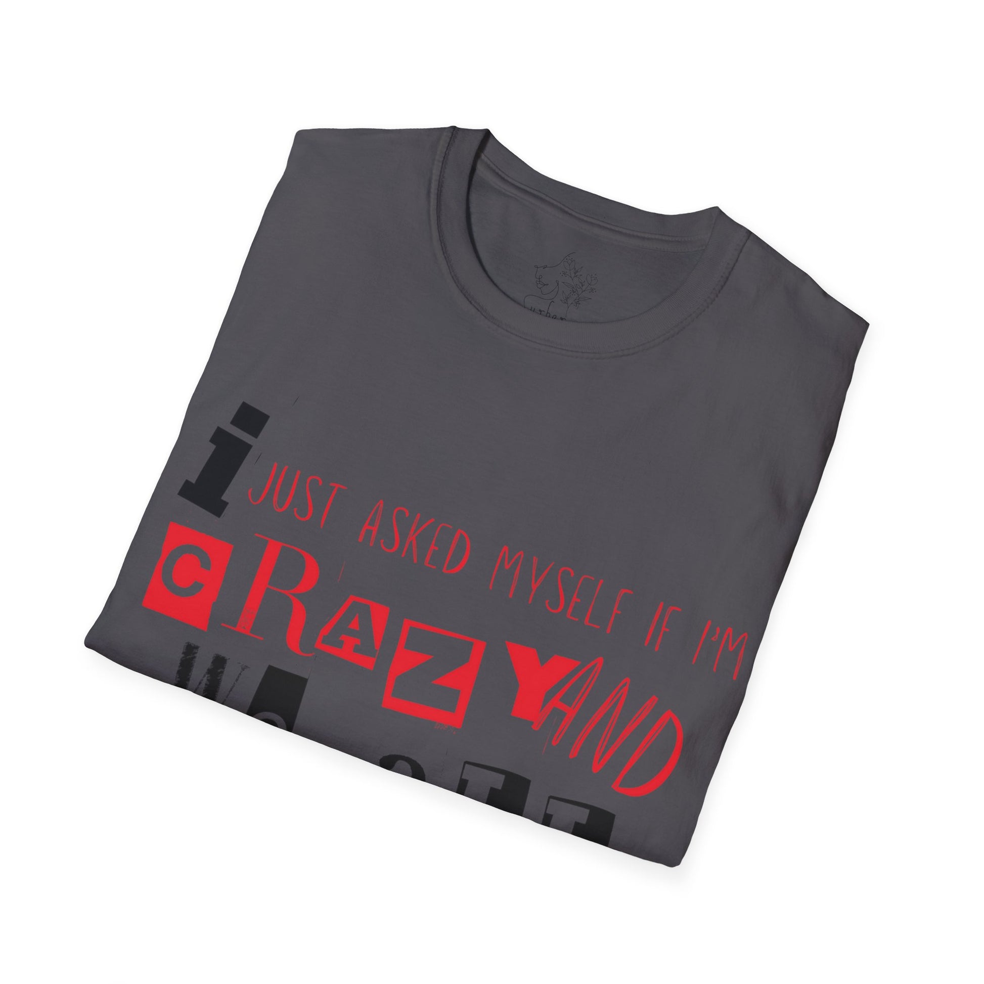 Crazy Red/blk Unisex Softstyle T-Shirt - T-Shirt