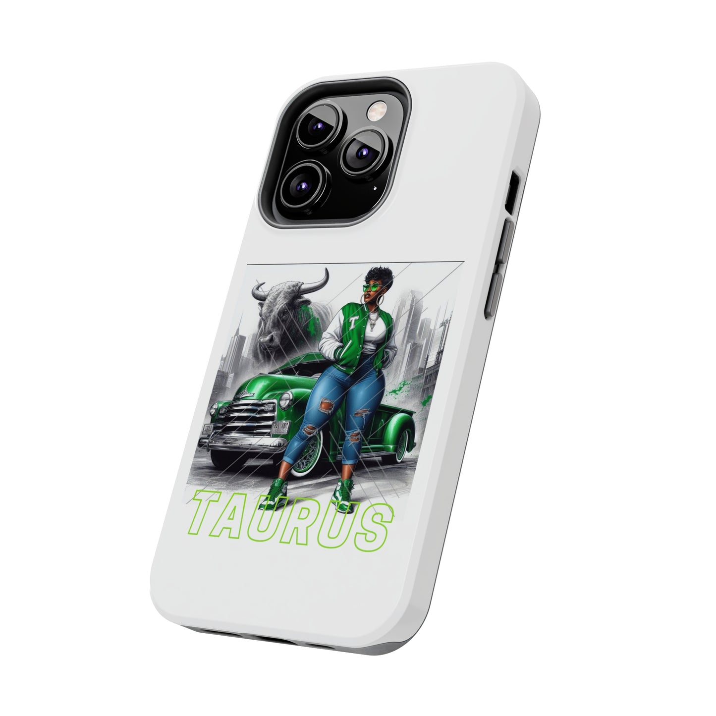 Taurus White Tough Phone Cases - Phone Case