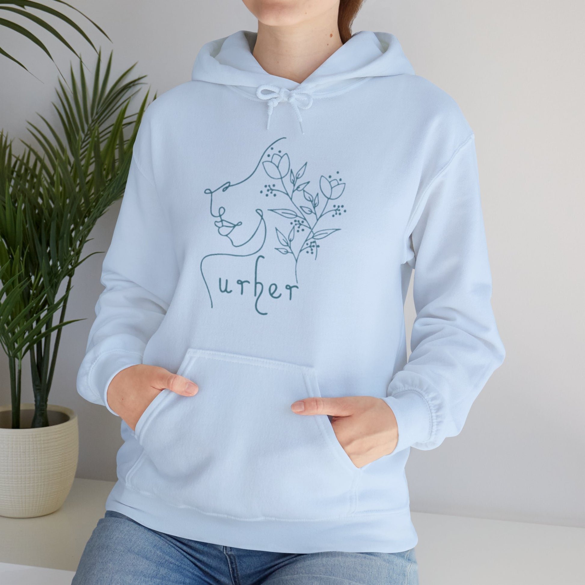 URHER Teal Hoodie - Hoodie