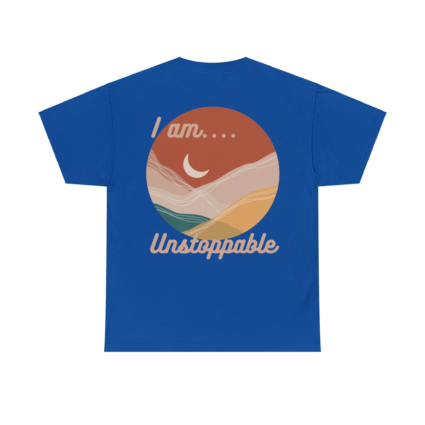 Unstoppable Unisex Heavy Cotton Tee - Royal / S - T-Shirt