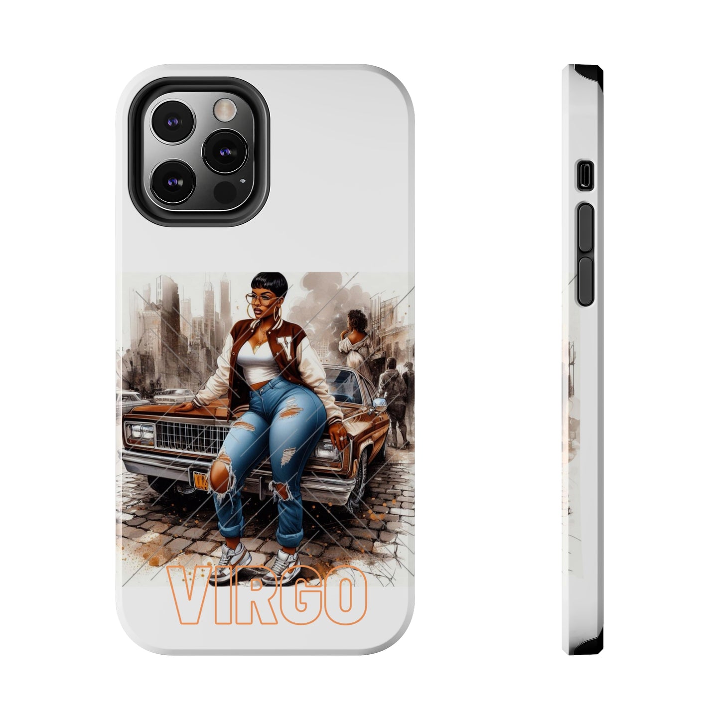 Virgo White Tough Phone Cases - iPhone 12 Pro - Phone Case