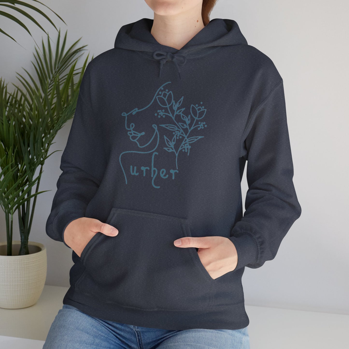 URHER Teal Hoodie - Hoodie