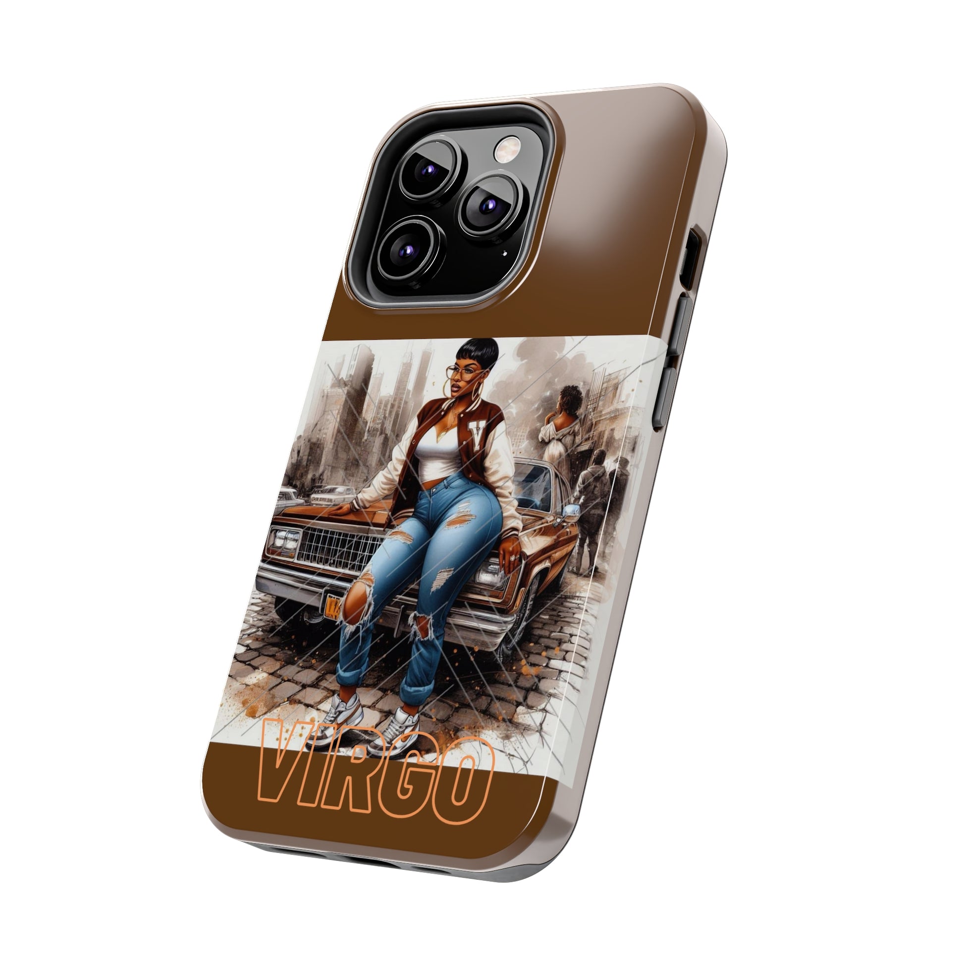 Virgo Brown Tough Phone Cases - Phone Case