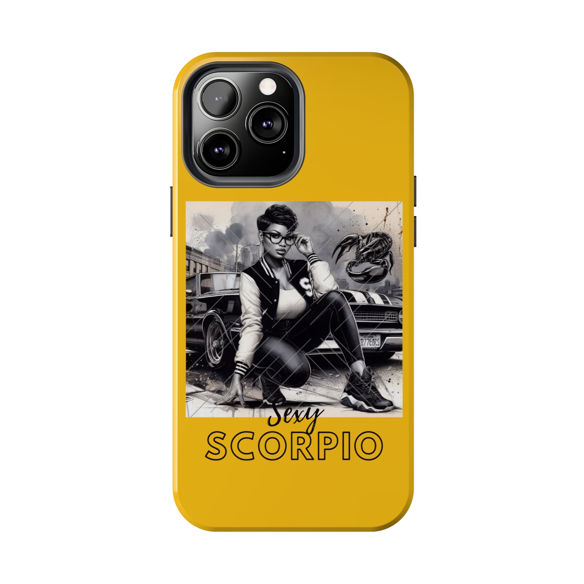 Scorpio Yellow Tough Phone Cases - Phone Case