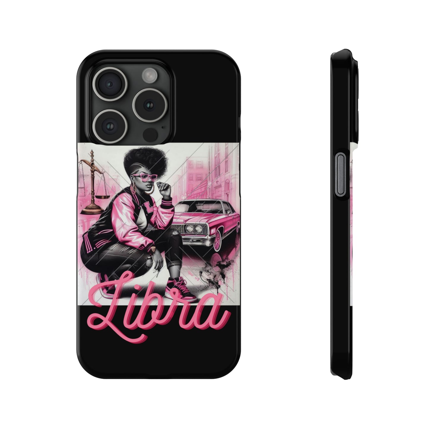 Libria Blk Phone Cases - iPhone 15 Pro - Phone Case