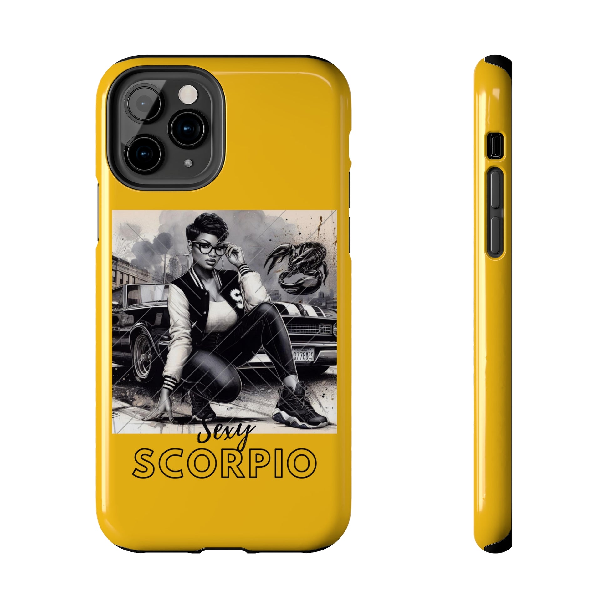 Scorpio Yellow Tough Phone Cases - Phone Case