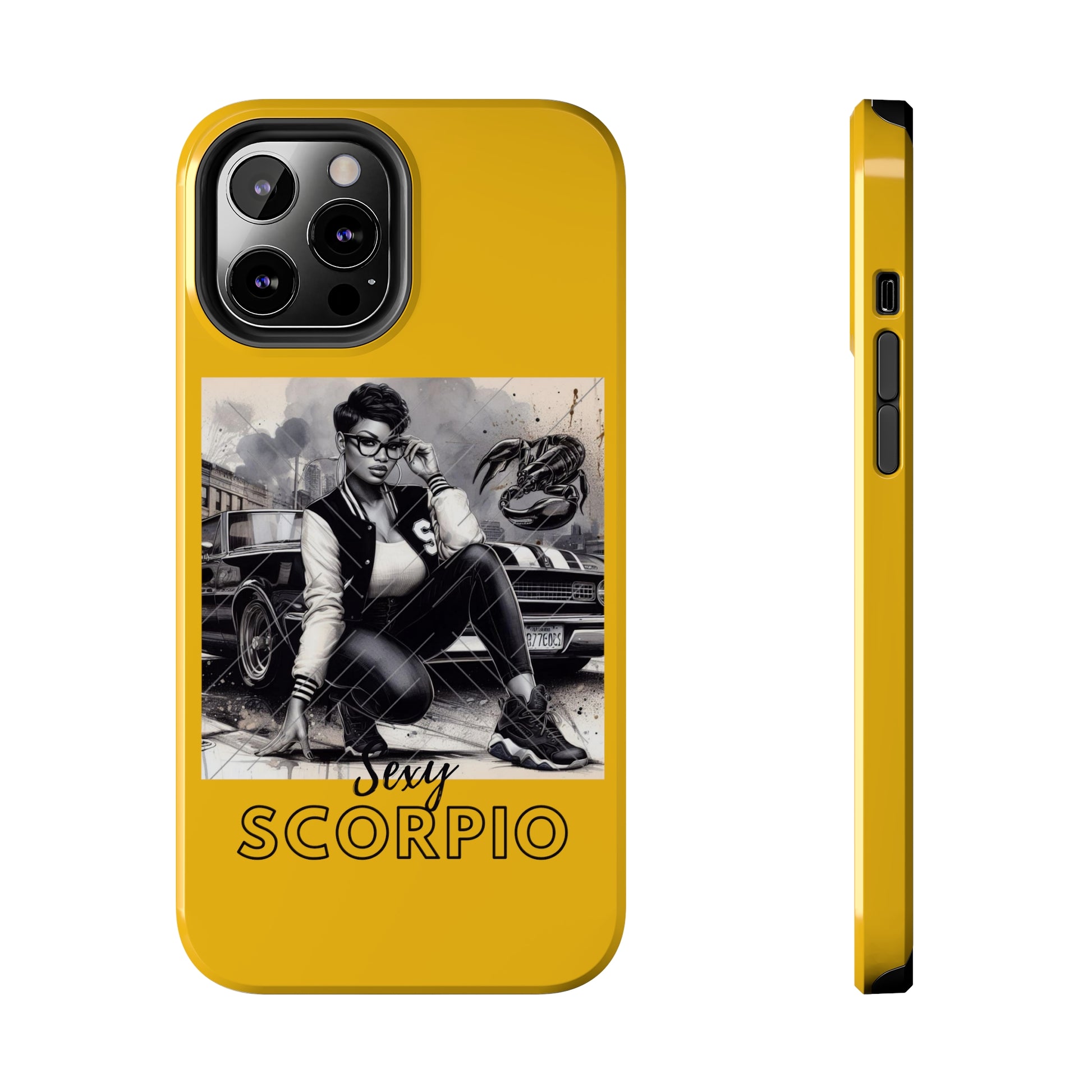 Scorpio Yellow Tough Phone Cases - Phone Case