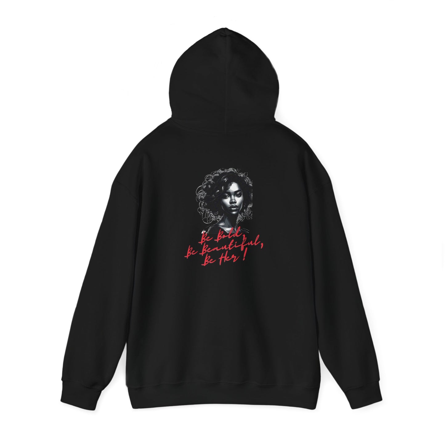 Bold Beautiful Her Hoodie Red - Black / S - Hoodie