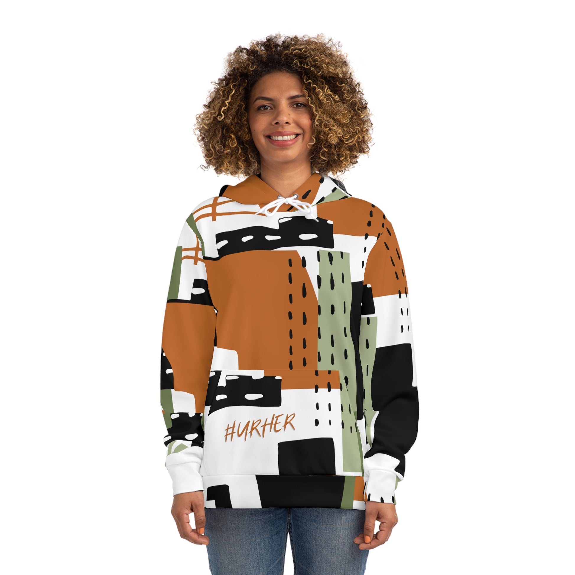 URHER Abstract Hoodie - All Over Prints