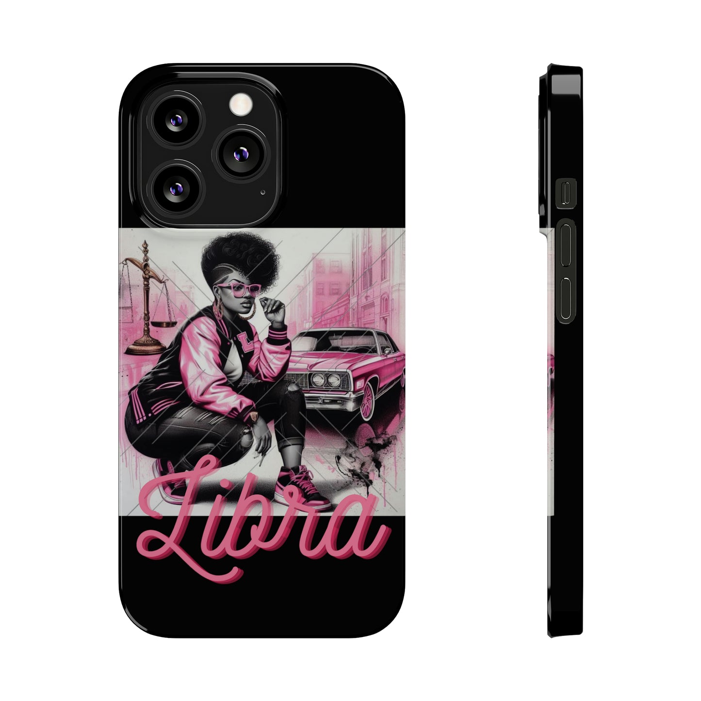 Libria Blk Phone Cases - iPhone 13 Pro - Phone Case