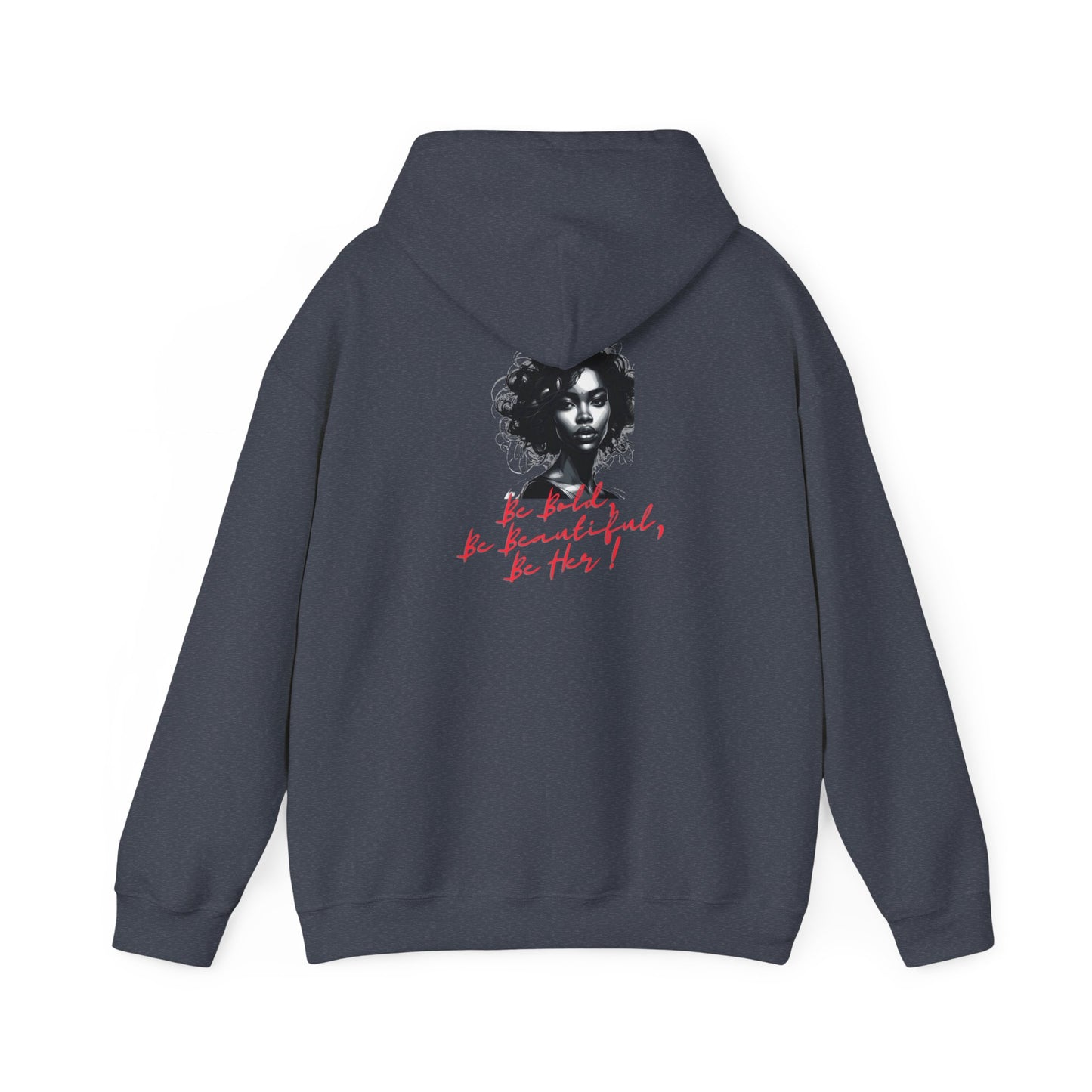 Bold Beautiful Her Hoodie Red - Hoodie