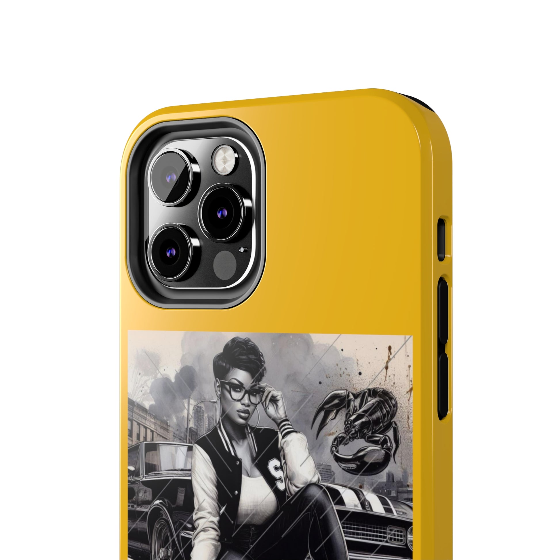 Scorpio Yellow Tough Phone Cases - Phone Case